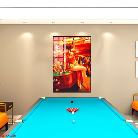 Tranh Quán Bida - Billiards | Tranh Ngọc Việt - Đắk Lắk | Tranh Ngọc Việt - Xưởng Tranh Đẹp Buôn Ma Thuột (BMT) DakLak