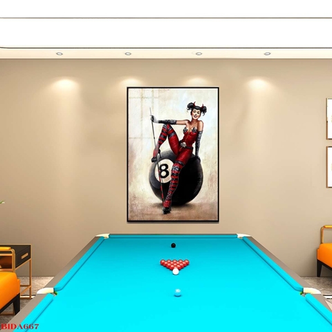 Tranh Quán Bida - Billiards | Tranh Ngọc Việt - Đắk Lắk | Tranh Ngọc Việt - Xưởng Tranh Đẹp Buôn Ma Thuột (BMT) DakLak