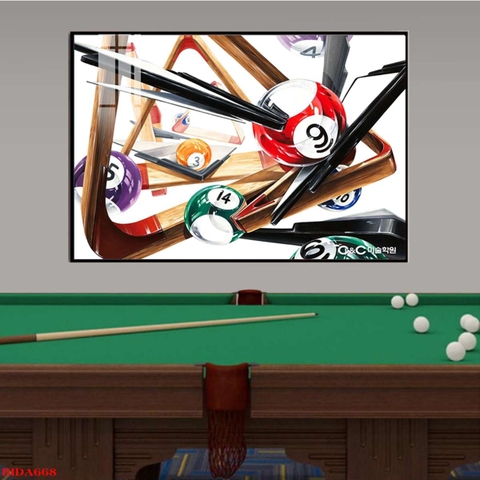 Tranh Quán Bida - Billiards | Tranh Ngọc Việt - Đắk Lắk | Tranh Ngọc Việt - Xưởng Tranh Đẹp Buôn Ma Thuột (BMT) DakLak