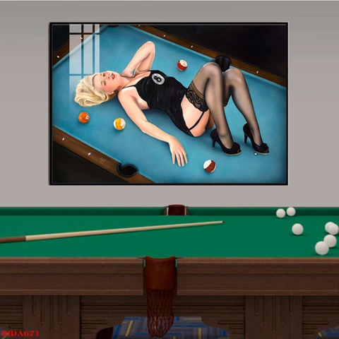 Tranh Quán Bida - Billiards | Tranh Ngọc Việt - Đắk Lắk | Tranh Ngọc Việt - Xưởng Tranh Đẹp Buôn Ma Thuột (BMT) DakLak