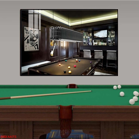 Tranh Quán Bida - Billiards | Tranh Ngọc Việt - Đắk Lắk | Tranh Ngọc Việt - Xưởng Tranh Đẹp Buôn Ma Thuột (BMT) DakLak