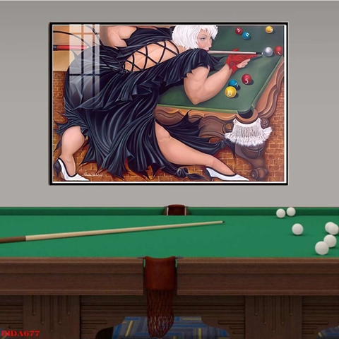 Tranh Quán Bida - Billiards | Tranh Ngọc Việt - Đắk Lắk | Tranh Ngọc Việt - Xưởng Tranh Đẹp Buôn Ma Thuột (BMT) DakLak