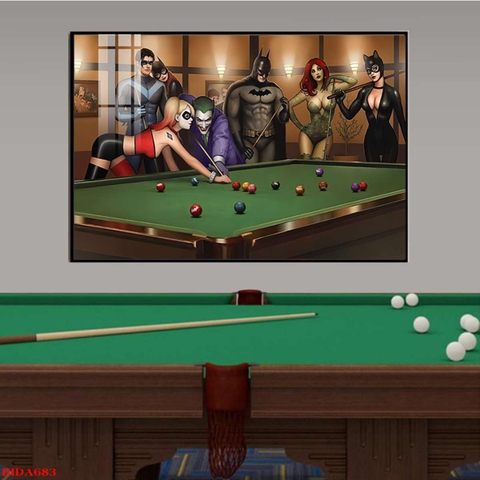 Tranh Quán Bida - Billiards | Tranh Ngọc Việt - Đắk Lắk | Tranh Ngọc Việt - Xưởng Tranh Đẹp Buôn Ma Thuột (BMT) DakLak