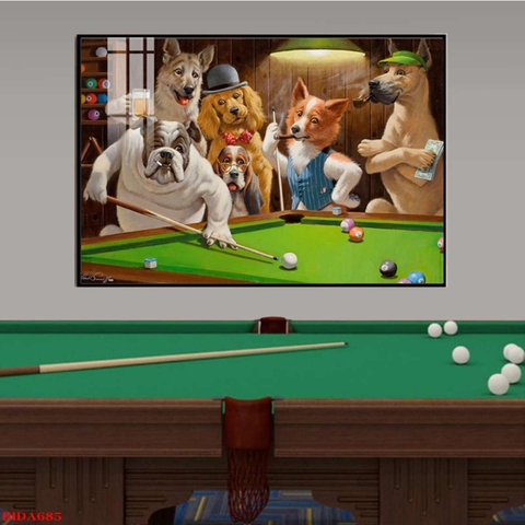 Tranh Quán Bida - Billiards | Tranh Ngọc Việt - Đắk Lắk | Tranh Ngọc Việt - Xưởng Tranh Đẹp Buôn Ma Thuột (BMT) DakLak