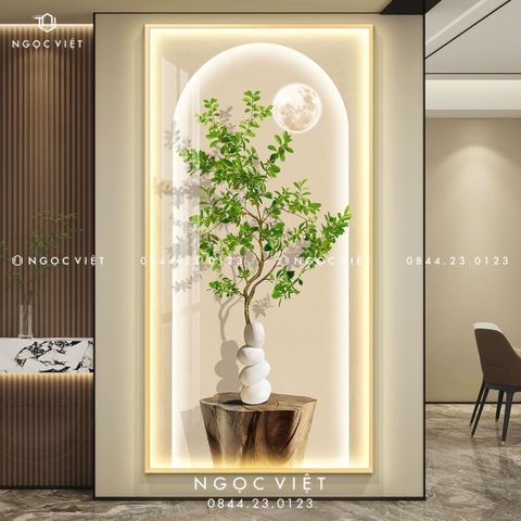 Tranh Đèn LED Tráng Gương - Dọc | Tranh Ngọc Việt - BMT DakLak | Tranh Ngọc Việt - Xưởng Tranh Đẹp Buôn Ma Thuột (BMT) DakLak
