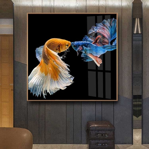 Tranh Cá Phong Thủy | Tranh Ngọc Việt - Đắk Lắk | Tranh Ngọc Việt - Xưởng Tranh Đẹp Buôn Ma Thuột (BMT) DakLak