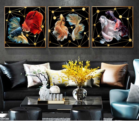 Tranh Cá Phong Thủy | Tranh Ngọc Việt - Đắk Lắk | Tranh Ngọc Việt - Xưởng Tranh Đẹp Buôn Ma Thuột (BMT) DakLak