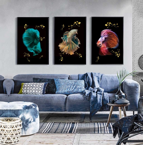 Tranh Cá Phong Thủy | Tranh Ngọc Việt - Đắk Lắk | Tranh Ngọc Việt - Xưởng Tranh Đẹp Buôn Ma Thuột (BMT) DakLak