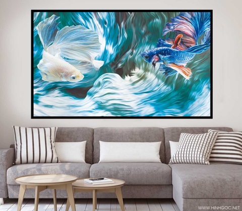 Tranh Cá Phong Thủy | Tranh Ngọc Việt - Đắk Lắk | Tranh Ngọc Việt - Xưởng Tranh Đẹp Buôn Ma Thuột (BMT) DakLak