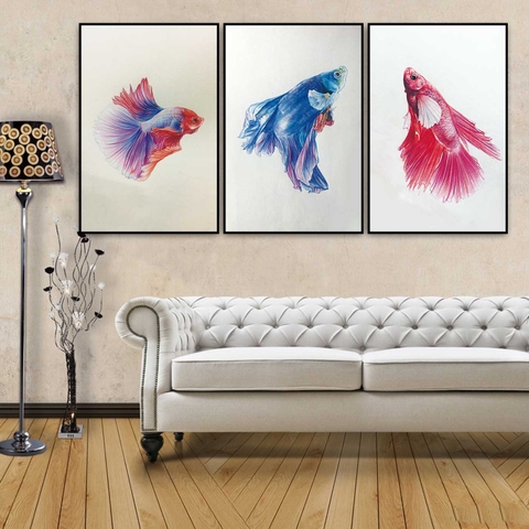 Tranh Cá Phong Thủy | Tranh Ngọc Việt - Đắk Lắk | Tranh Ngọc Việt - Xưởng Tranh Đẹp Buôn Ma Thuột (BMT) DakLak