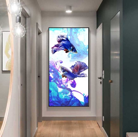 Tranh Cá Phong Thủy | Tranh Ngọc Việt - Đắk Lắk | Tranh Ngọc Việt - Xưởng Tranh Đẹp Buôn Ma Thuột (BMT) DakLak