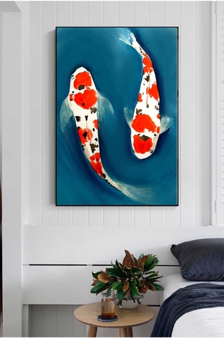 Tranh Cá Phong Thủy | Tranh Ngọc Việt - Đắk Lắk | Tranh Ngọc Việt - Xưởng Tranh Đẹp Buôn Ma Thuột (BMT) DakLak