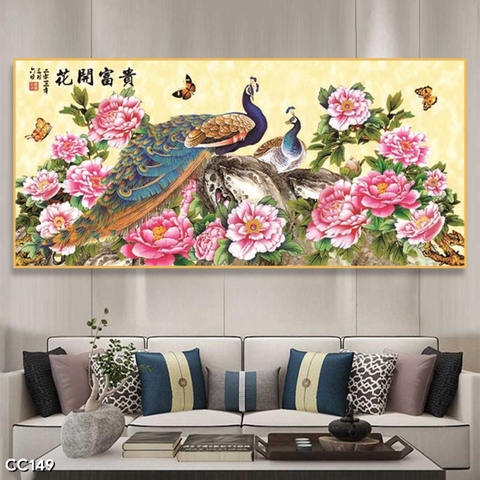 Tranh Chim Công Đẹp | Tranh Ngọc Việt - Đắk Lắk | Tranh Ngọc Việt - Xưởng Tranh Đẹp Buôn Ma Thuột (BMT) DakLak