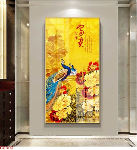 Tranh Chim Công Đẹp | Tranh Ngọc Việt - Đắk Lắk | Tranh Ngọc Việt - Xưởng Tranh Đẹp Buôn Ma Thuột (BMT) DakLak