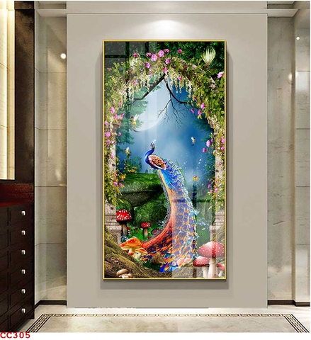 Tranh Chim Công Đẹp | Tranh Ngọc Việt - Đắk Lắk | Tranh Ngọc Việt - Xưởng Tranh Đẹp Buôn Ma Thuột (BMT) DakLak