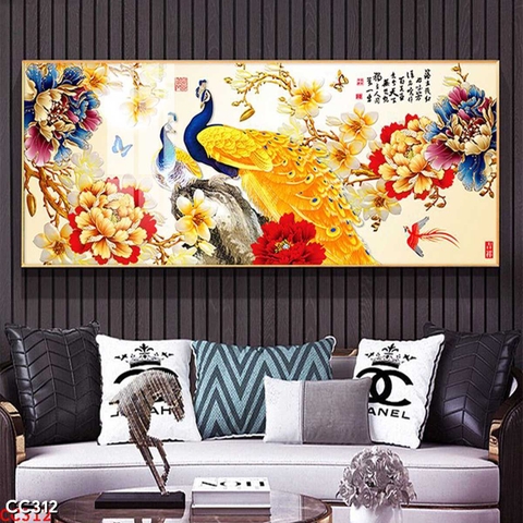 Tranh Chim Công Đẹp | Tranh Ngọc Việt - Đắk Lắk | Tranh Ngọc Việt - Xưởng Tranh Đẹp Buôn Ma Thuột (BMT) DakLak