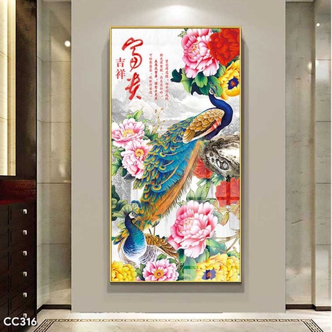 Tranh Chim Công Đẹp | Tranh Ngọc Việt - Đắk Lắk | Tranh Ngọc Việt - Xưởng Tranh Đẹp Buôn Ma Thuột (BMT) DakLak