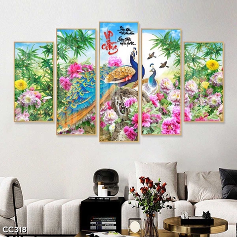 Tranh Chim Công Đẹp | Tranh Ngọc Việt - Đắk Lắk | Tranh Ngọc Việt - Xưởng Tranh Đẹp Buôn Ma Thuột (BMT) DakLak