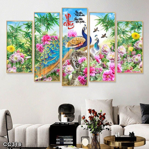 Bộ 5 Tranh Ghép Đẹp, Sang | Tranh Ngọc Việt - Đắk Lắk | Tranh Ngọc Việt - Xưởng Tranh Đẹp Buôn Ma Thuột (BMT) DakLak