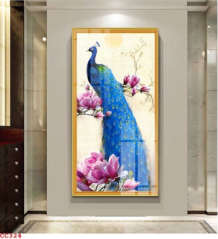 Tranh Chim Công Đẹp | Tranh Ngọc Việt - Đắk Lắk | Tranh Ngọc Việt - Xưởng Tranh Đẹp Buôn Ma Thuột (BMT) DakLak