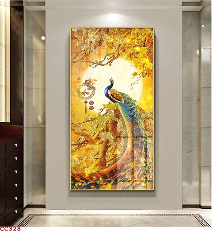 Tranh Chim Công Đẹp | Tranh Ngọc Việt - Đắk Lắk | Tranh Ngọc Việt - Xưởng Tranh Đẹp Buôn Ma Thuột (BMT) DakLak