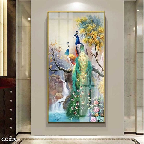 Tranh Chim Công Đẹp | Tranh Ngọc Việt - Đắk Lắk | Tranh Ngọc Việt - Xưởng Tranh Đẹp Buôn Ma Thuột (BMT) DakLak