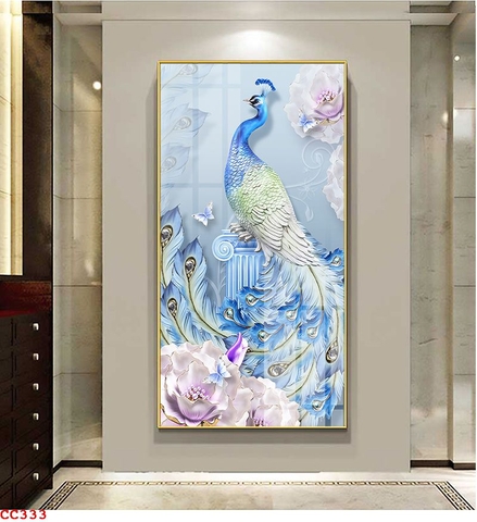 Tranh Chim Công Đẹp | Tranh Ngọc Việt - Đắk Lắk | Tranh Ngọc Việt - Xưởng Tranh Đẹp Buôn Ma Thuột (BMT) DakLak