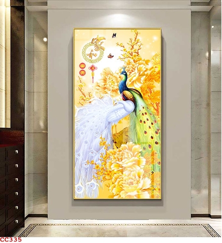 Tranh Chim Công Đẹp | Tranh Ngọc Việt - Đắk Lắk | Tranh Ngọc Việt - Xưởng Tranh Đẹp Buôn Ma Thuột (BMT) DakLak