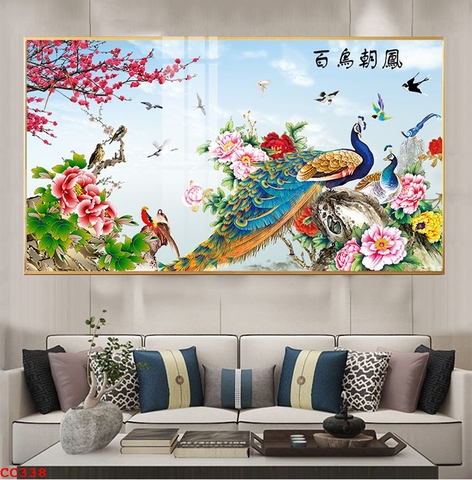 Tranh Chim Công Đẹp | Tranh Ngọc Việt - Đắk Lắk | Tranh Ngọc Việt - Xưởng Tranh Đẹp Buôn Ma Thuột (BMT) DakLak