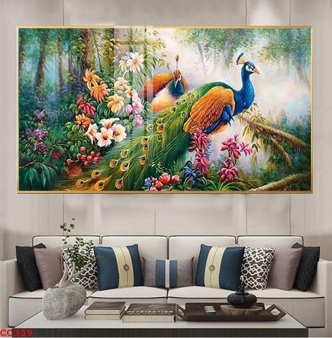 Tranh Chim Công Đẹp | Tranh Ngọc Việt - Đắk Lắk | Tranh Ngọc Việt - Xưởng Tranh Đẹp Buôn Ma Thuột (BMT) DakLak