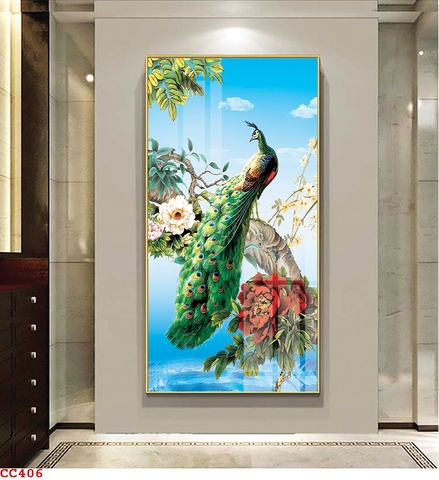 Tranh Chim Công Đẹp | Tranh Ngọc Việt - Đắk Lắk | Tranh Ngọc Việt - Xưởng Tranh Đẹp Buôn Ma Thuột (BMT) DakLak