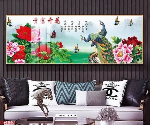 Tranh Chim Công Đẹp | Tranh Ngọc Việt - Đắk Lắk | Tranh Ngọc Việt - Xưởng Tranh Đẹp Buôn Ma Thuột (BMT) DakLak