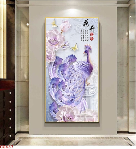 Tranh Chim Công Đẹp | Tranh Ngọc Việt - Đắk Lắk | Tranh Ngọc Việt - Xưởng Tranh Đẹp Buôn Ma Thuột (BMT) DakLak