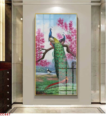 Tranh Chim Công Đẹp | Tranh Ngọc Việt - Đắk Lắk | Tranh Ngọc Việt - Xưởng Tranh Đẹp Buôn Ma Thuột (BMT) DakLak