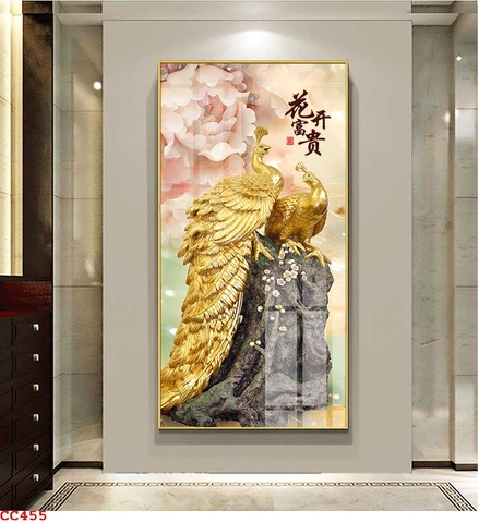 Tranh Chim Công Đẹp | Tranh Ngọc Việt - Đắk Lắk | Tranh Ngọc Việt - Xưởng Tranh Đẹp Buôn Ma Thuột (BMT) DakLak