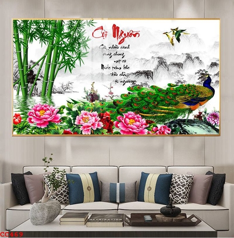 Tranh Chim Công Đẹp | Tranh Ngọc Việt - Đắk Lắk | Tranh Ngọc Việt - Xưởng Tranh Đẹp Buôn Ma Thuột (BMT) DakLak