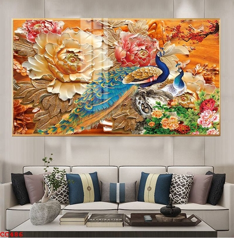 Tranh Chim Công Đẹp | Tranh Ngọc Việt - Đắk Lắk | Tranh Ngọc Việt - Xưởng Tranh Đẹp Buôn Ma Thuột (BMT) DakLak