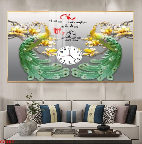 Tranh Chim Công Đẹp | Tranh Ngọc Việt - Đắk Lắk | Tranh Ngọc Việt - Xưởng Tranh Đẹp Buôn Ma Thuột (BMT) DakLak