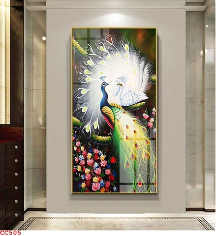 Tranh Chim Công Đẹp | Tranh Ngọc Việt - Đắk Lắk | Tranh Ngọc Việt - Xưởng Tranh Đẹp Buôn Ma Thuột (BMT) DakLak