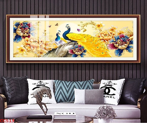 Tranh Chim Công Đẹp | Tranh Ngọc Việt - Đắk Lắk | Tranh Ngọc Việt - Xưởng Tranh Đẹp Buôn Ma Thuột (BMT) DakLak