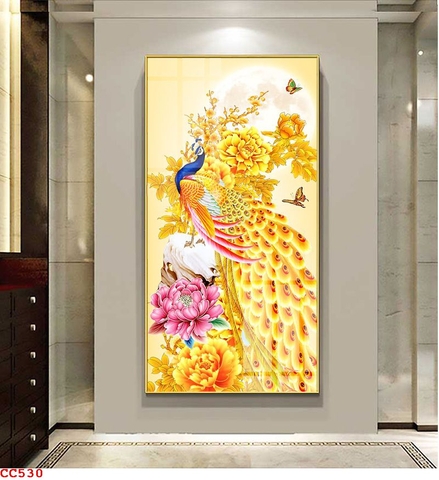 Tranh Chim Công Đẹp | Tranh Ngọc Việt - Đắk Lắk | Tranh Ngọc Việt - Xưởng Tranh Đẹp Buôn Ma Thuột (BMT) DakLak