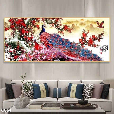 Tranh Chim Công Đẹp | Tranh Ngọc Việt - Đắk Lắk | Tranh Ngọc Việt - Xưởng Tranh Đẹp Buôn Ma Thuột (BMT) DakLak