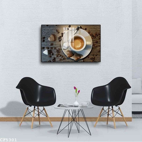 Tranh Quán Cà Phê - Coffee Shop | Tranh Ngọc Việt - Đắk Lắk | Tranh Ngọc Việt - Xưởng Tranh Đẹp Buôn Ma Thuột (BMT) DakLak