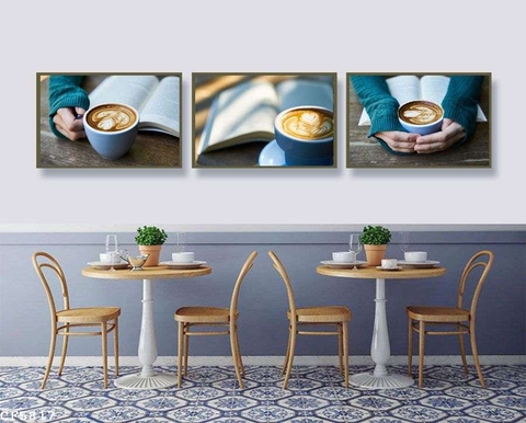 Tranh Quán Cà Phê - Coffee Shop | Tranh Ngọc Việt - Đắk Lắk | Tranh Ngọc Việt - Xưởng Tranh Đẹp Buôn Ma Thuột (BMT) DakLak