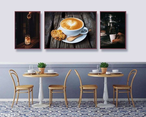 Tranh Quán Cà Phê - Coffee Shop | Tranh Ngọc Việt - Đắk Lắk | Tranh Ngọc Việt - Xưởng Tranh Đẹp Buôn Ma Thuột (BMT) DakLak