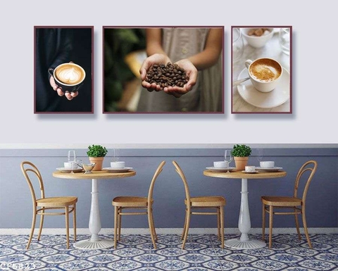 Tranh Quán Cà Phê - Coffee Shop | Tranh Ngọc Việt - Đắk Lắk | Tranh Ngọc Việt - Xưởng Tranh Đẹp Buôn Ma Thuột (BMT) DakLak