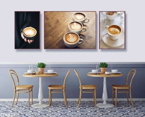 Tranh Quán Cà Phê - Coffee Shop | Tranh Ngọc Việt - Đắk Lắk | Tranh Ngọc Việt - Xưởng Tranh Đẹp Buôn Ma Thuột (BMT) DakLak