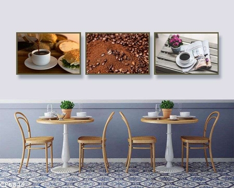 Tranh Quán Cà Phê - Coffee Shop | Tranh Ngọc Việt - Đắk Lắk | Tranh Ngọc Việt - Xưởng Tranh Đẹp Buôn Ma Thuột (BMT) DakLak