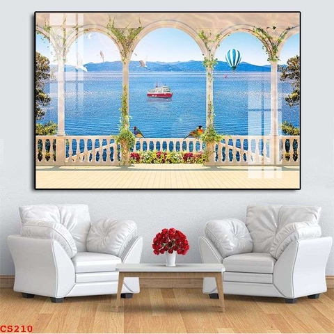 Tranh Cửa Sổ 3D Đẹp | Tranh Ngọc Việt - Đắk Lắk | Tranh Ngọc Việt - Xưởng Tranh Đẹp Buôn Ma Thuột (BMT) DakLak