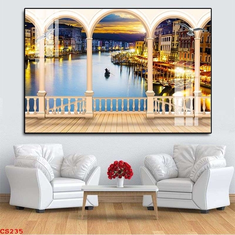 Tranh Cửa Sổ 3D Đẹp | Tranh Ngọc Việt - Đắk Lắk | Tranh Ngọc Việt - Xưởng Tranh Đẹp Buôn Ma Thuột (BMT) DakLak